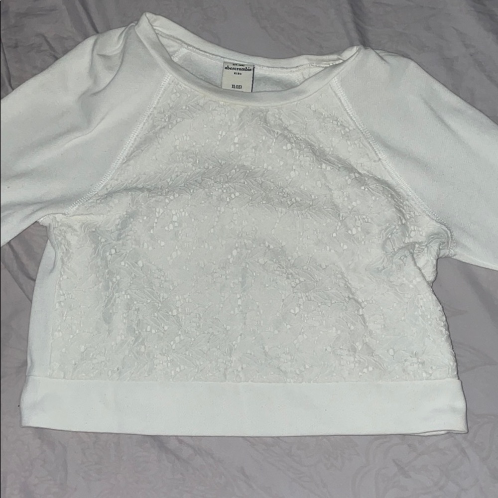 Abercrombie Kids Long Sleeve sweater with flowers